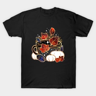 Gilded Autumn Teacup T-Shirt
